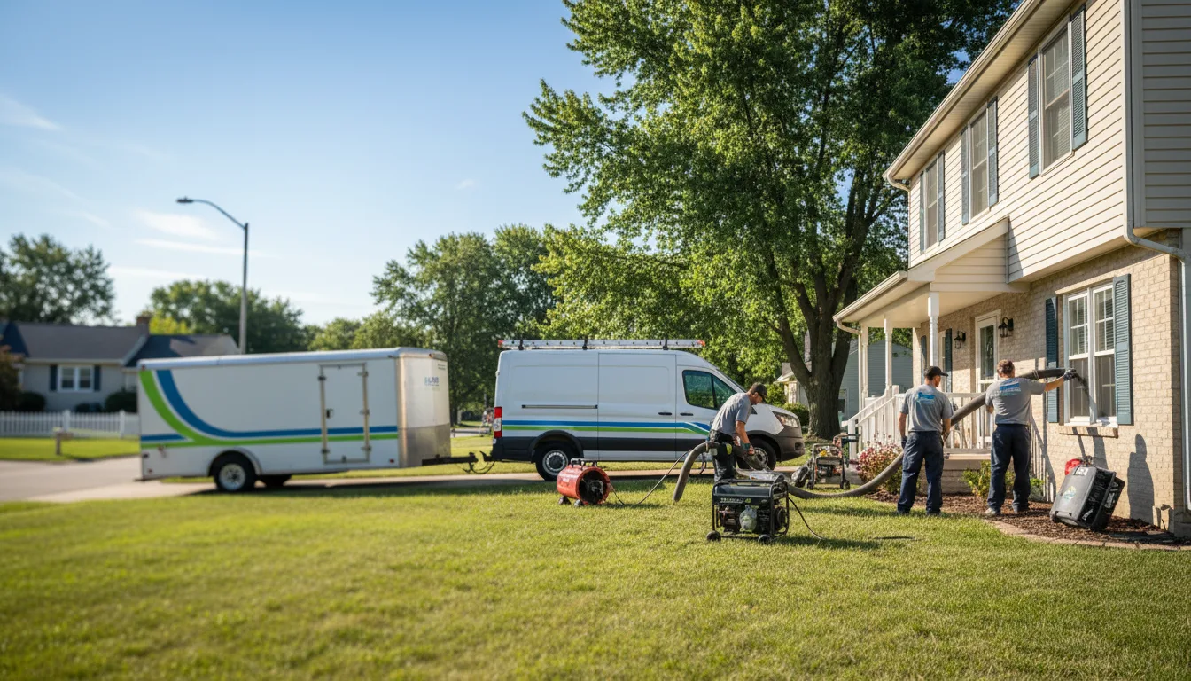Flooded Basement Restoration And Cleanup With Repair in Westmont, IL near me